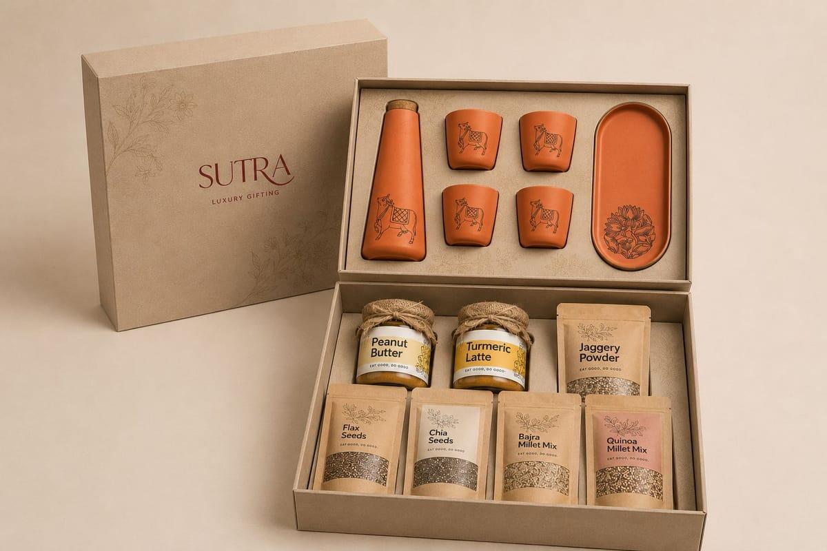The Kapila Terracotta Pantry Set