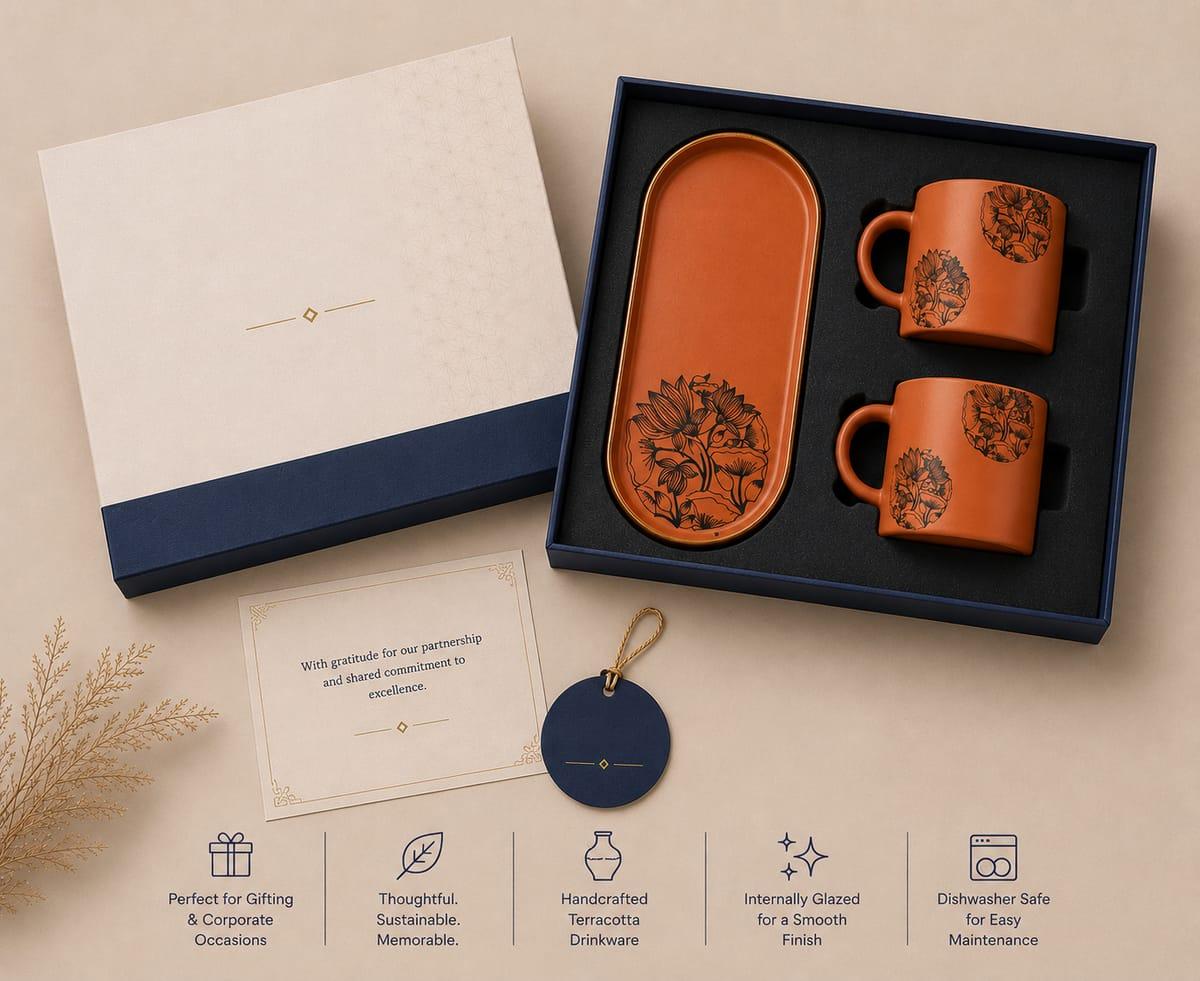 The Terracotta Drinkware Set