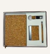 Cork Diary, Cork Card Holder, Pen & Keychain