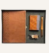 Diary, Card Holder, Pen & Keychain