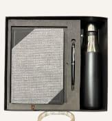 Diary, Pen & steel bottle