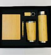 MDF Diary, Bamboo Bottle & Tumbler, Pen & Keychain