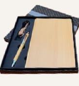 MDF Diary, Pen & keychain