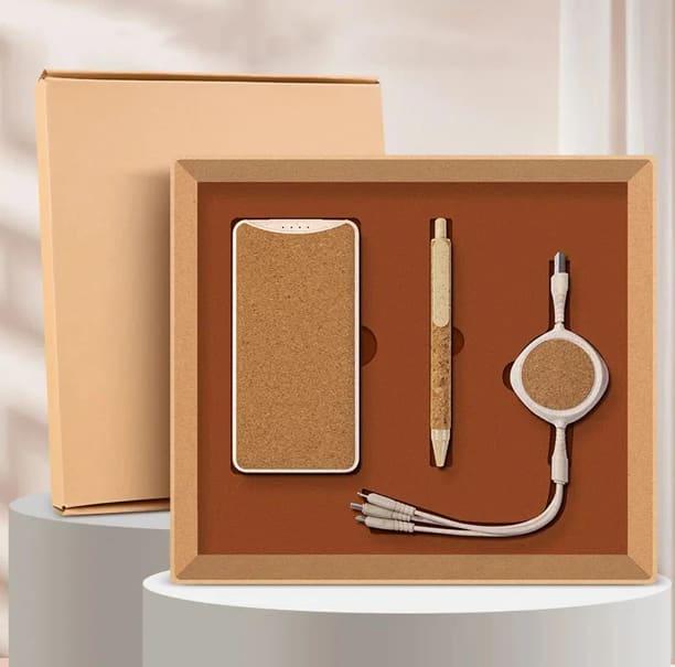 Power bank, pen & 3 in 1 USB cable