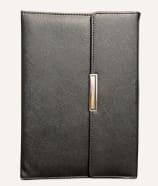 Black Flap Textured Diary