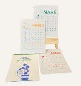Plantable Paper with wooden stand