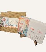 Plantable Paper with wooden stand