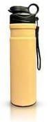 Insulated Straight Steel bottle with Rice husk outer body | Flip top cap with easy carry slot
| 450 ml approx